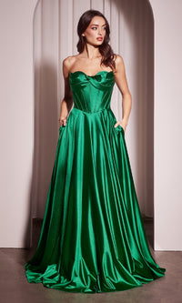 Long Prom Dress: Ladivine CD378