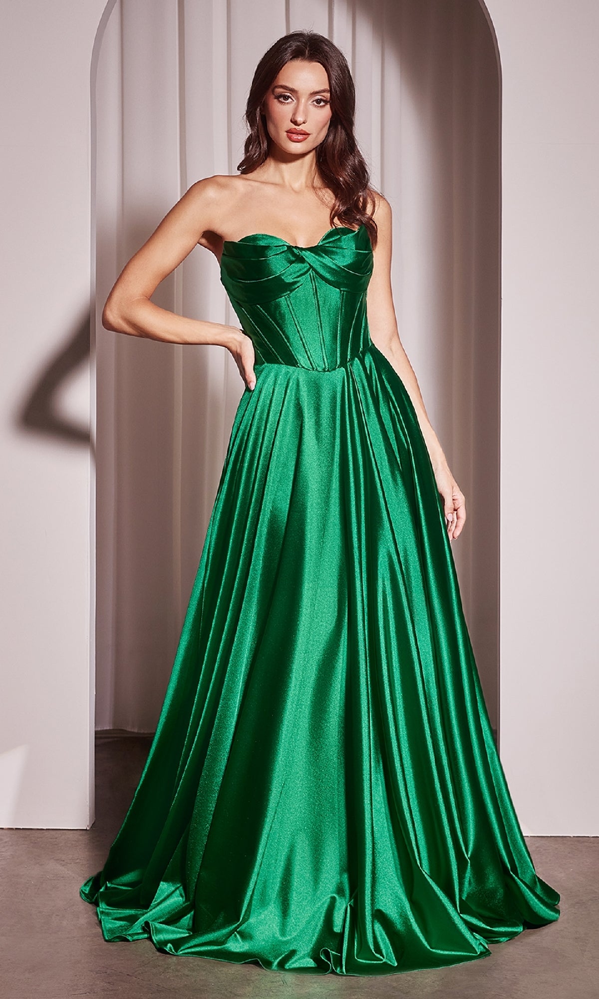 Long Prom Dress: Ladivine CD378