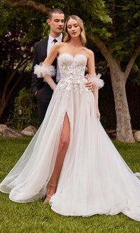 Ladivine White Wedding Dress CD859W