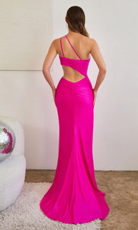 One-Shoulder Cut-Out Long Glitter Prom Dress CD887