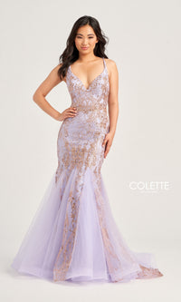 Colette Long Glitter Mermaid Prom Dress CL5109