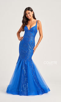 Colette Long Glitter Mermaid Prom Dress CL5109