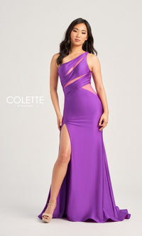 One-Shoulder Cut-Out Long Colette Prom Dress CL5207