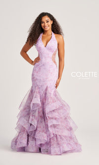 Colette Long Tiered Mermaid Prom Dress CL5234