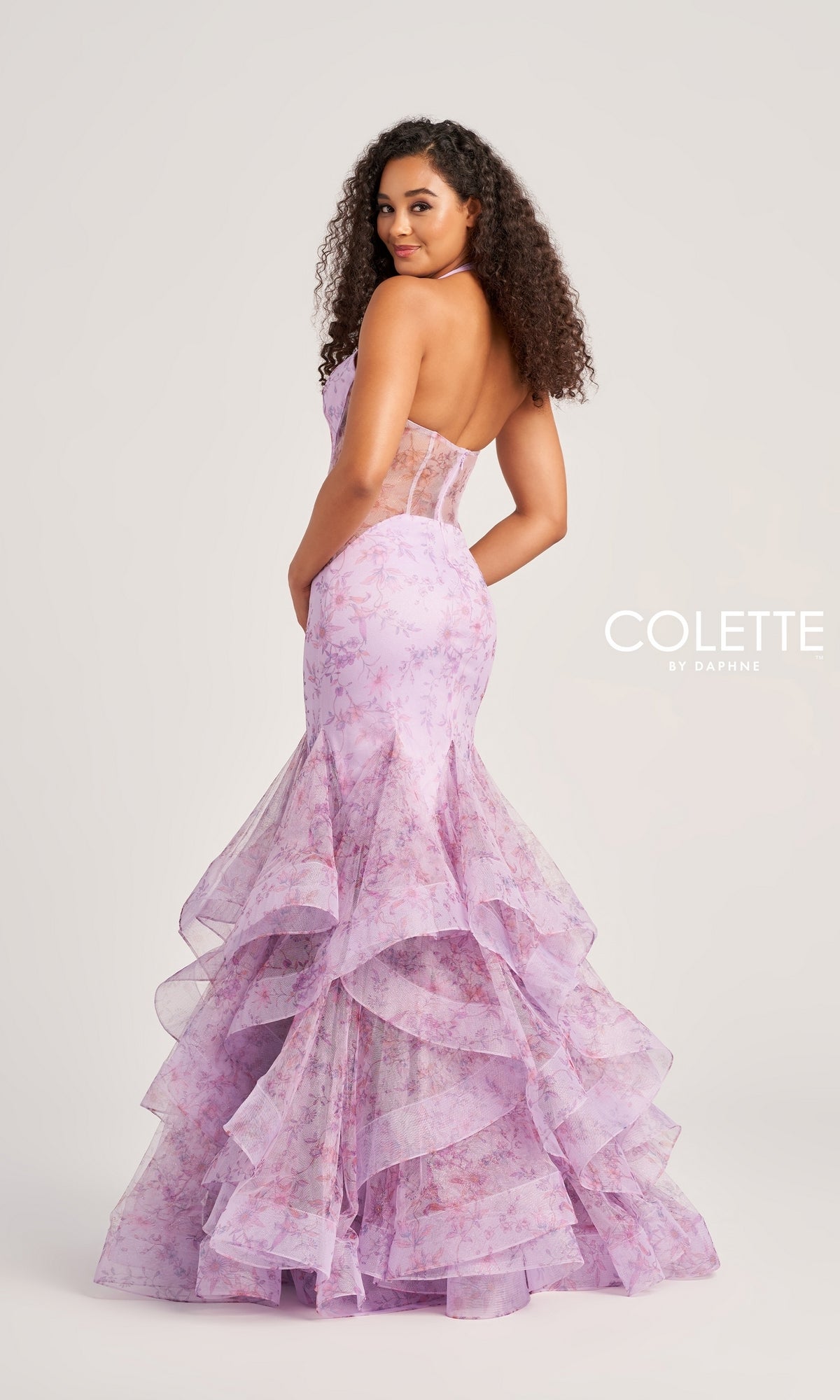 Colette Long Tiered Mermaid Prom Dress CL5234