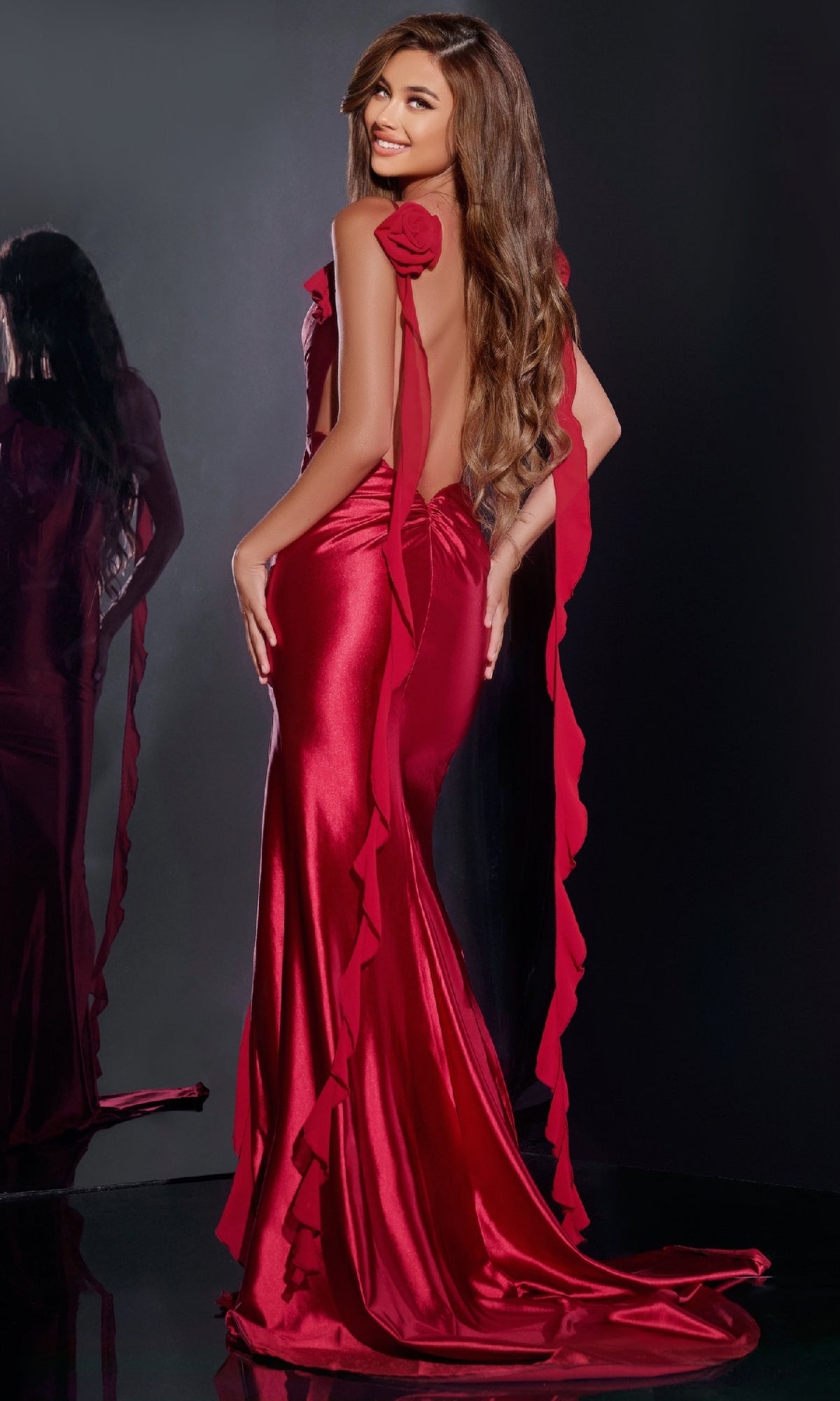 Long Prom Dress: Jovani D5078