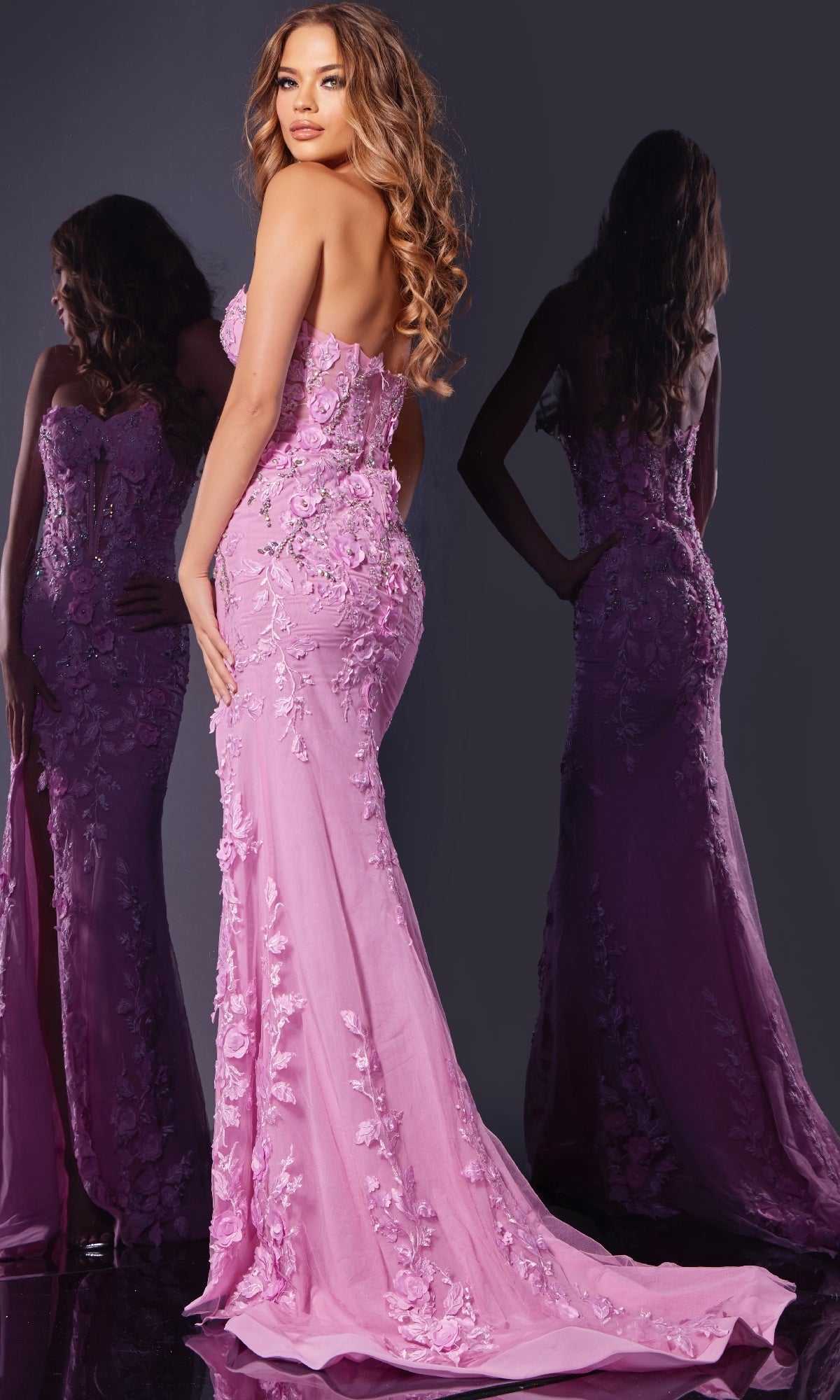 Long Prom Dress: Jovani D5107