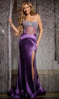 Long Prom Dress: Jovani D5409