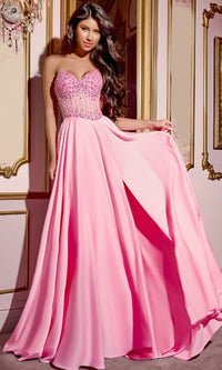 Pink Long Prom Dress: Jovani D6021