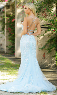 Beaded Lace Long Prom Dress Dutchess