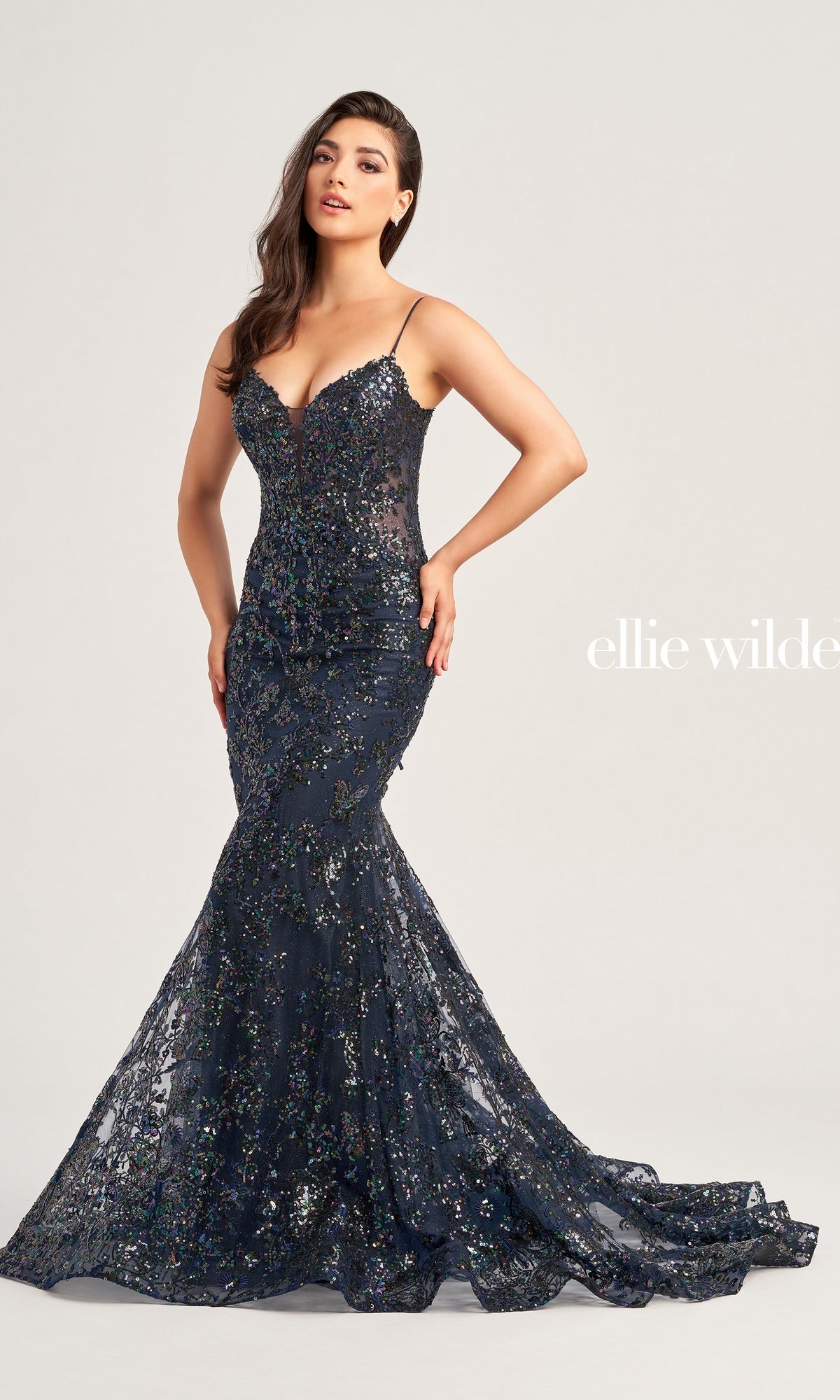 Ellie Shimmer Gown | Dusty Rose