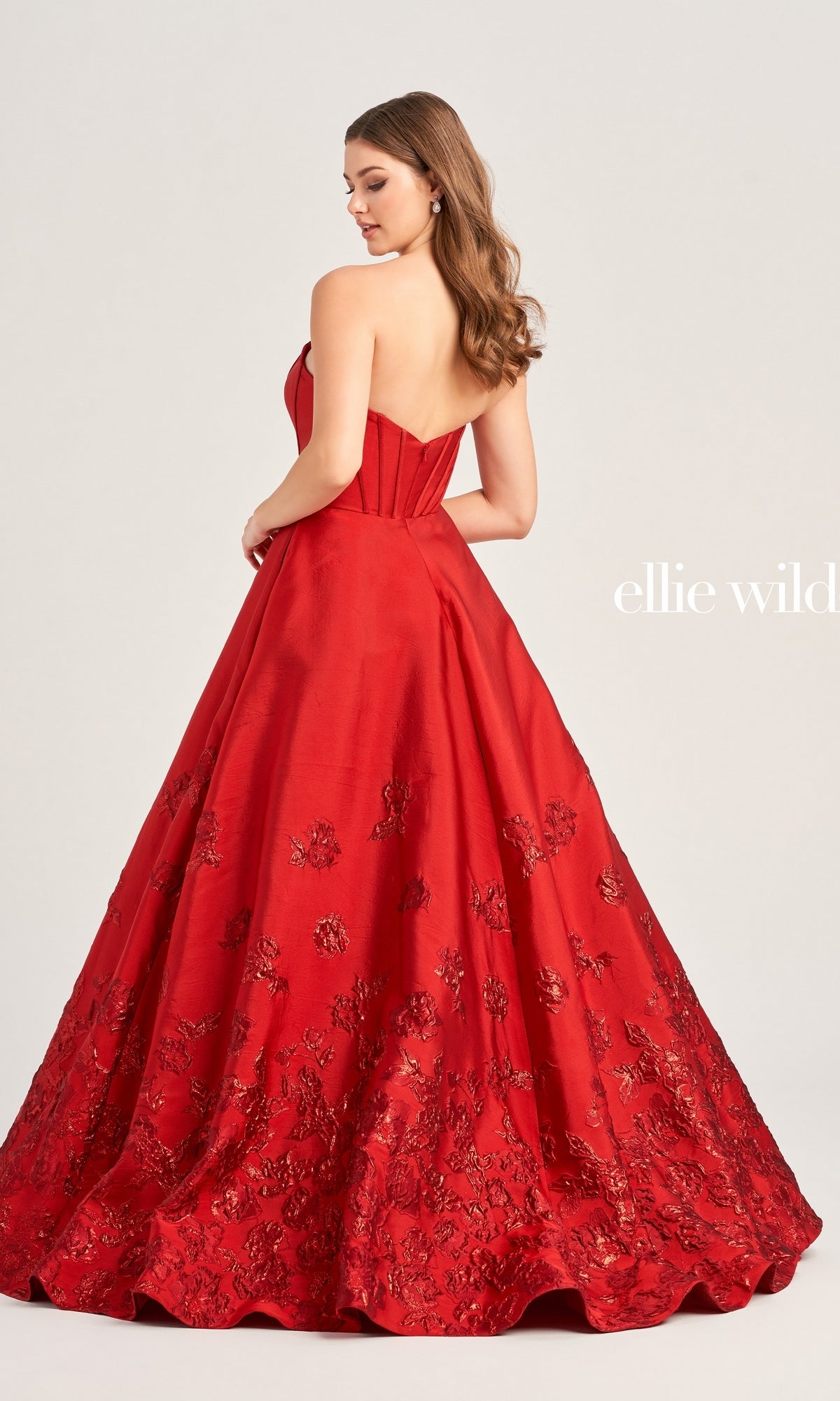 Strapless Eillie Wilde EW35073 Ball Gown