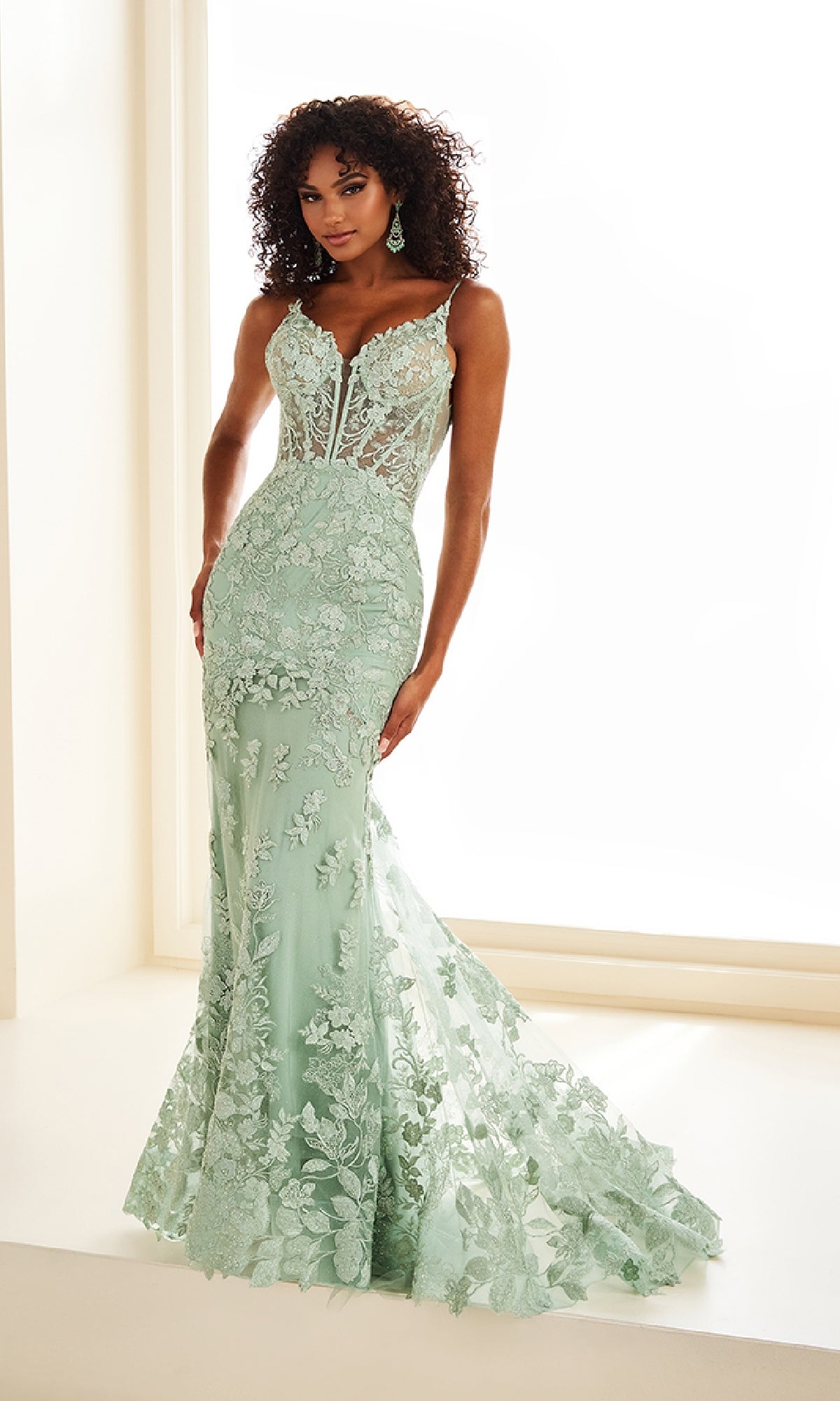 Long Prom Dress: Ellie Wilde EW36014