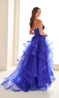 Glitter Tulle Prom Ball Gown: Ellie Wilde EW36203