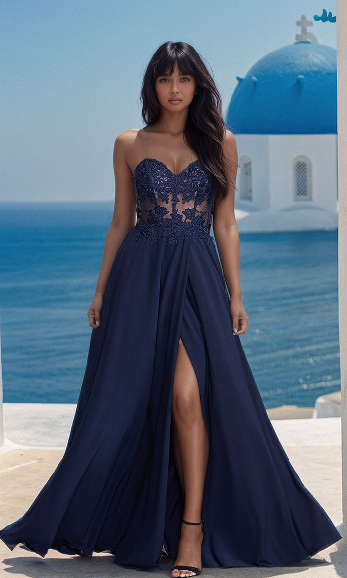 Royal Blue Elegant Dress, Corset Dress in Vintage Style, Prom Dress, Women  Tulle Dress, Evening Long Dress, Sheer Tulle Dress Gown -  UK