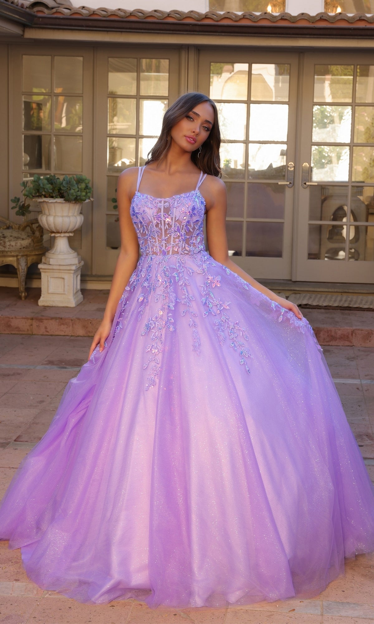 Halo Ball Gown Prom Dresses