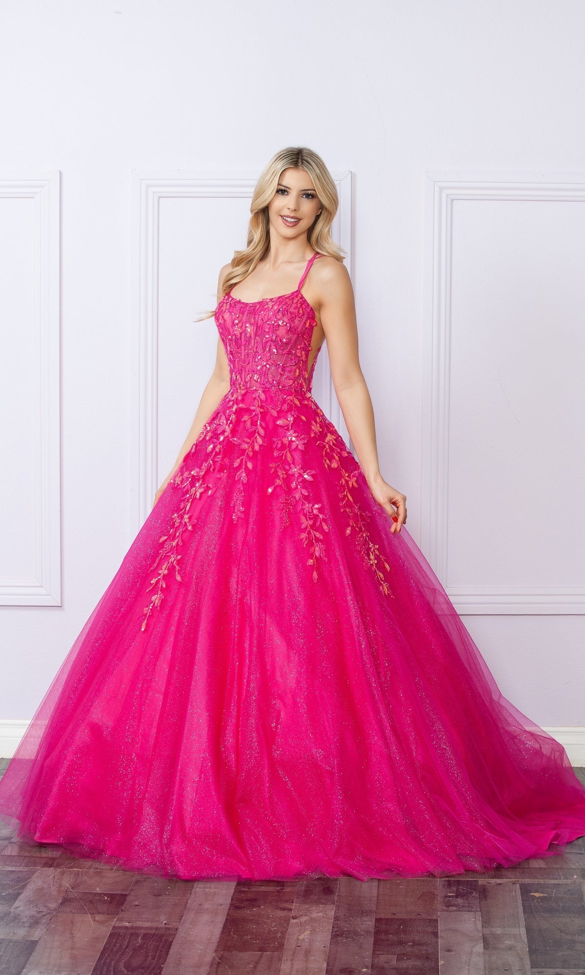 Halo Ball Gown Prom Dresses