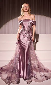 Long Prom Dress: Ladivine J876