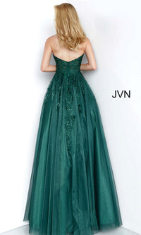 JVN by Jovani Strapless Long Ball Gown JVN00915