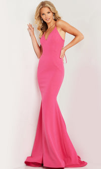 Lace-Up Open-Back Long Mermaid Prom Dress JVN08467