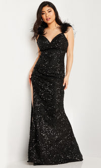 Long Prom Dress by JVN by Jovani  JVN36417