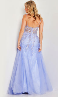 Pastel V-Neck Prom Ball Gown JVN37457