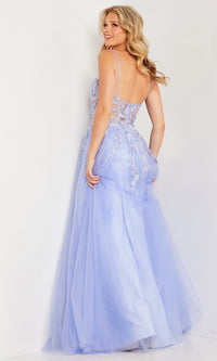 Pastel V-Neck Prom Ball Gown JVN37457