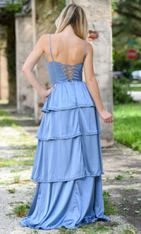 Velvi Tiered Long A-Line Prom Dress Maeve