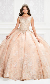 Princesa Traditional Lace Quinceañera Dress PR12002