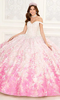 PR12275 Princesa Quinceañera Dress in Black & Red