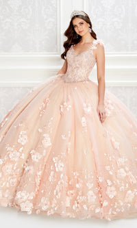 PR22021 Princesa Glow-in-the-Dark Quinceañera Dress