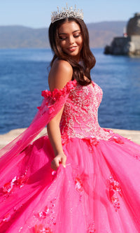 PR22021 Princesa Glow-in-the-Dark Quinceañera Dress