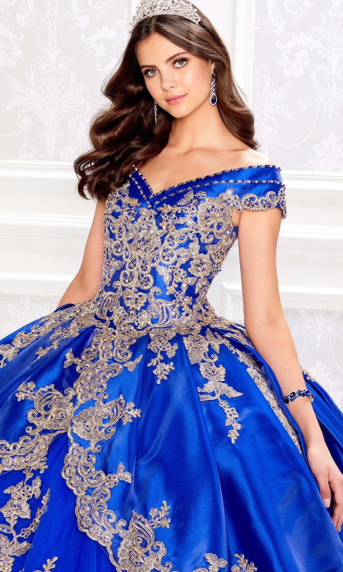 Satin Quinceanera Dress: Princesa PR22029