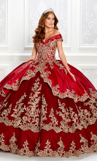 Satin Quinceanera Dress: Princesa PR22029