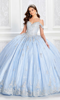 Light Blue Quinceanera Dress: Princesa PR22032