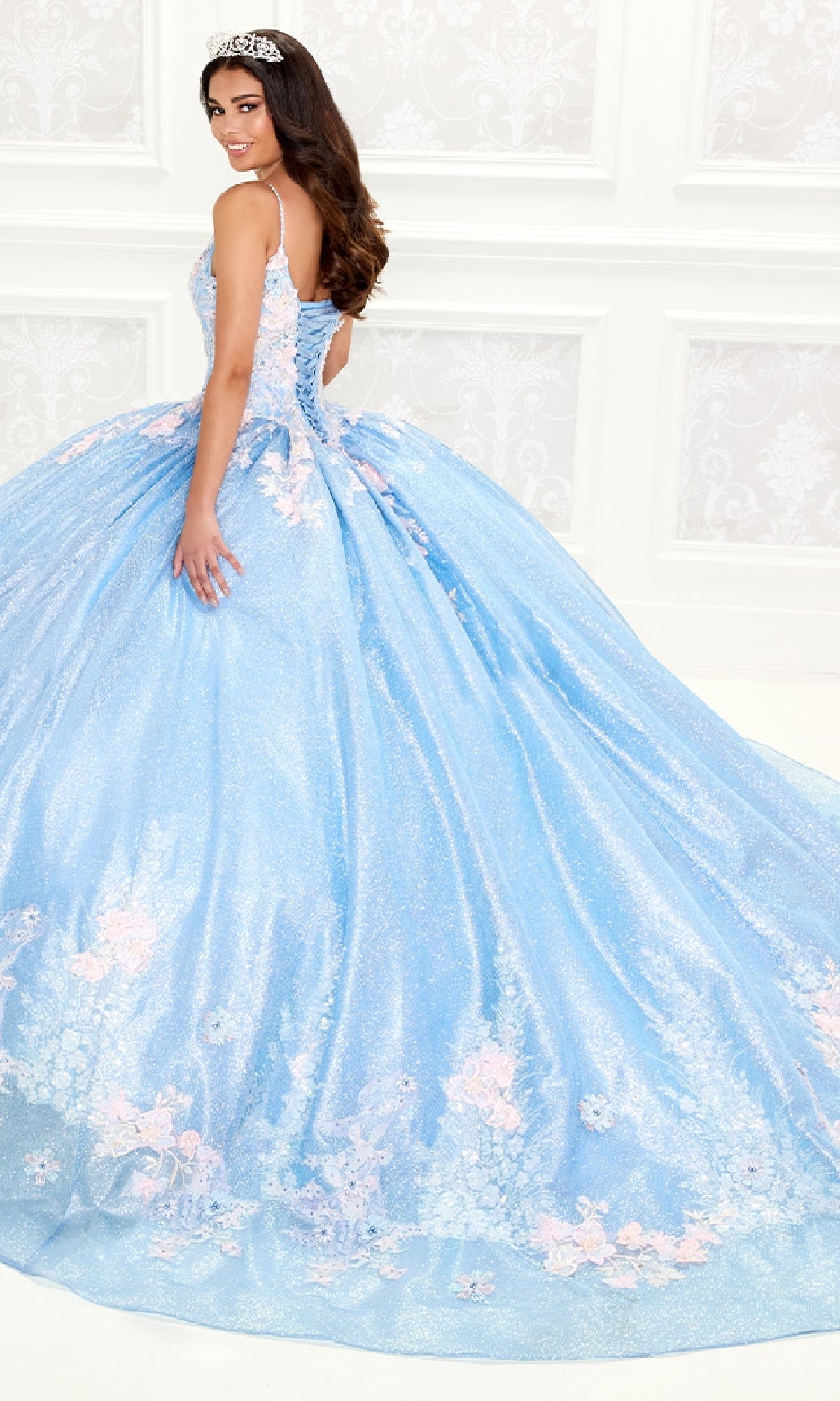 Light Blue Quinceanera Dress: Princesa PR30083