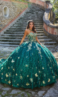 Strapless Quinceanera Dress: Princesa PR30121