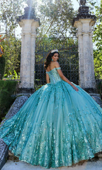 Off-Shoulder Quinceanera Dress: Princesa PR30131