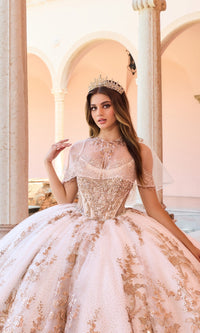 Lace Embroidered Quinceanera Dress: Princesa PR30153