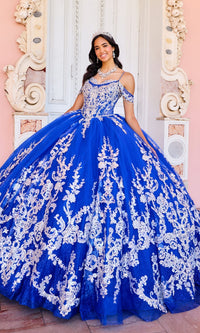 Lace Embroidered Quinceanera Dress: Princesa PR30153