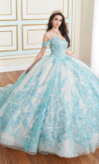 Lace Embroidered Quinceanera Dress: Princesa PR30153