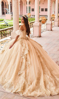 Lace Quinceanera Dress: Princesa PR30161