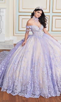 Glow-in-the-Dark Quinceanera Dress: Princesa PR30172