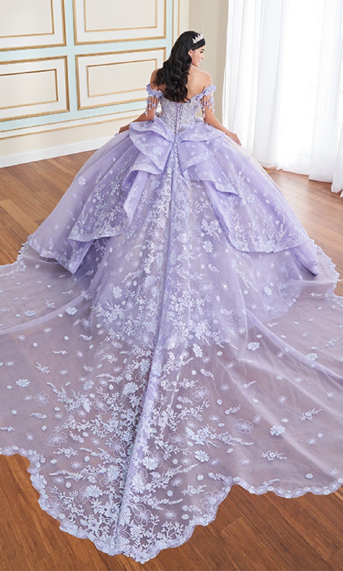 Glow-in-the-Dark Quinceanera Dress: Princesa PR30172