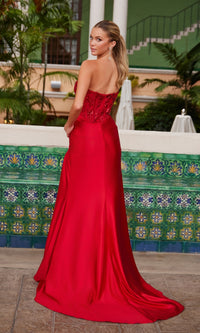 Strapless Sweetheart Prom Gown: Nox Anabel R1690