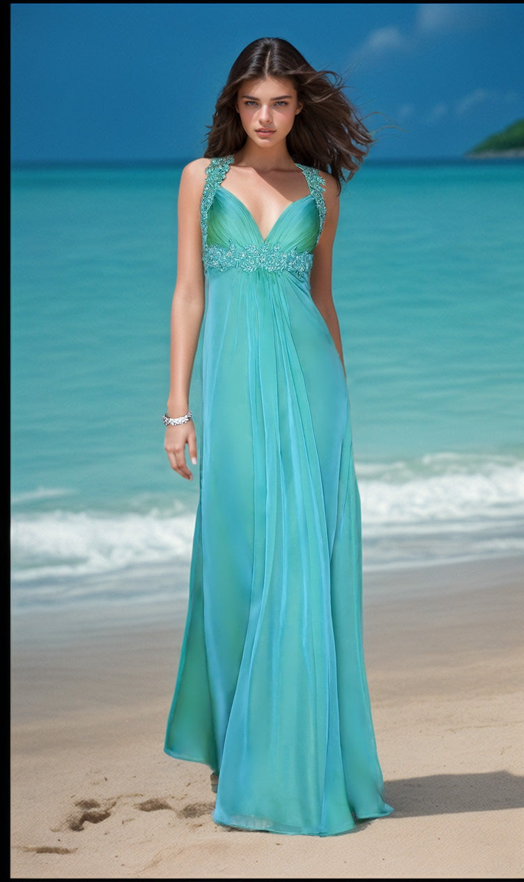 Glitter Prom Dresses Tropical Rainforest