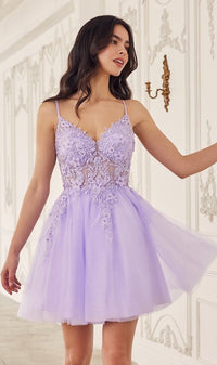 Ladivine Short Babydoll Homecoming Dress SF047