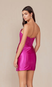 Strapless Short Corset Homecoming Dress T870