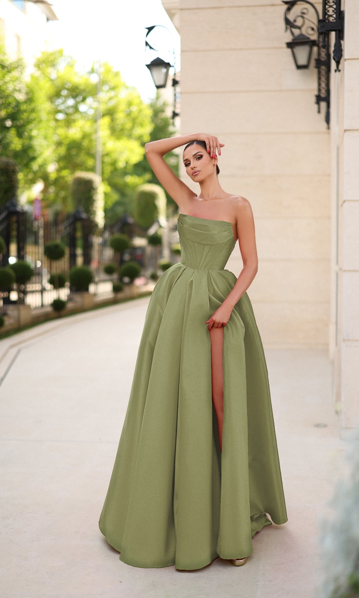 Classic Long Prom Ball Gown: Tina Holly TK241F