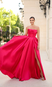 Classic Long Prom Ball Gown: Tina Holly TK241F